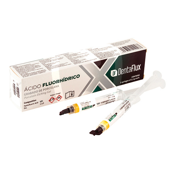 Flusssäure 10 % gel 2 x 3,5 ml dent restauration dentaflux