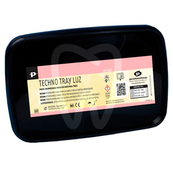 Techno tray luz lichthärtende platten, pink verbrauchsmaterialien für modellherstellung protechno