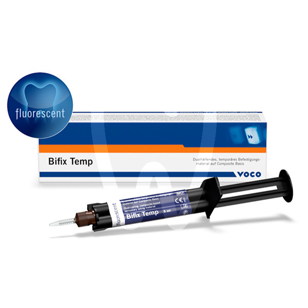 Bifix temp qm fluorescent syringe cements voco