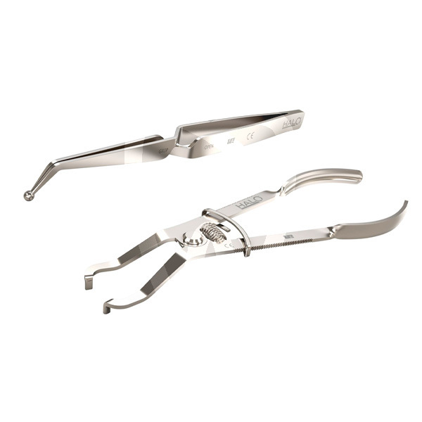 Forceps and placement pliers for halo matrix system restoration ultradent