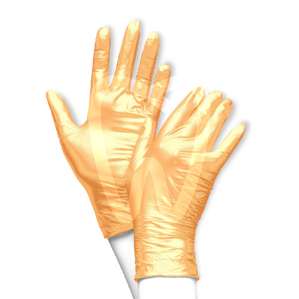 Nitrile gloves fancy gold disposables unigloves