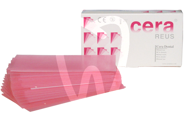 Sheets of modelling wax, pink waxes and preforms reus
