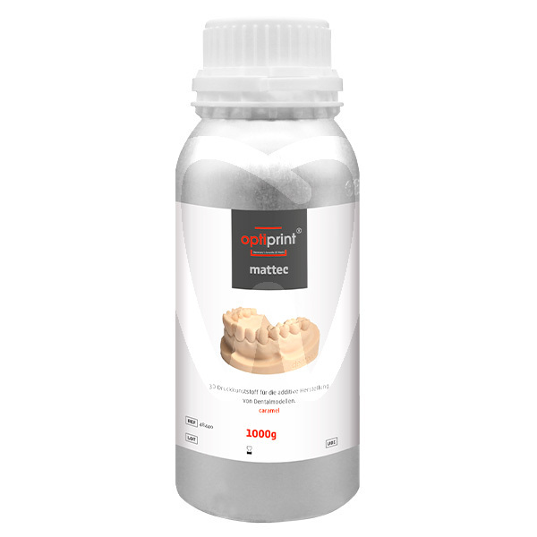 Optiprint mattec 385-405nm cashemira 1kg cad/cam dentona