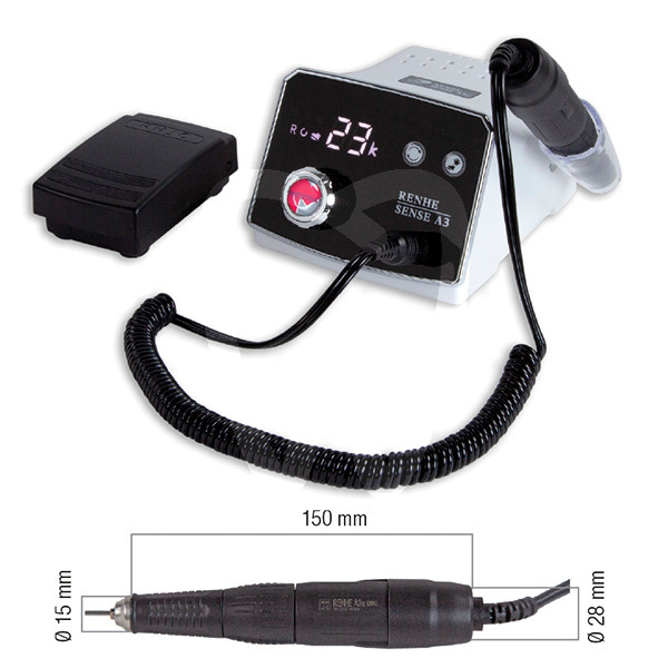 Brush micromotor - a3 - 35 000 rpm - torque 3 n-cm - white machinery mestra