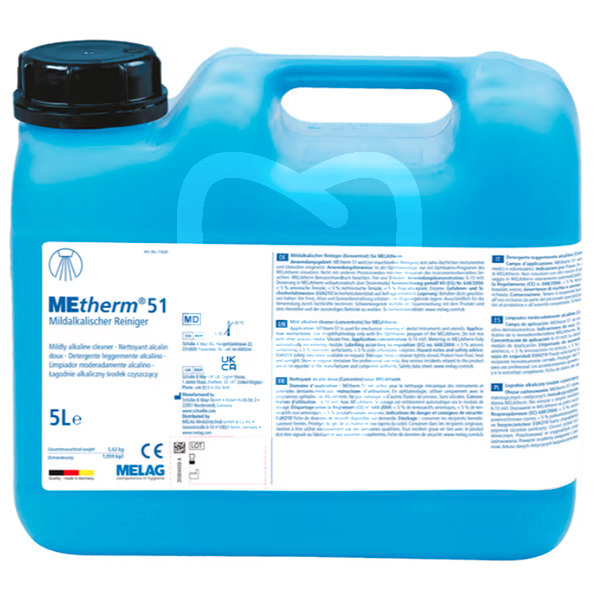 Metherm 51, mildalkalischer reiniger sterilisation & desinfektion melag