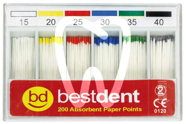 Papierspitzen grösse 15–80 bestdent endodontie bestdent