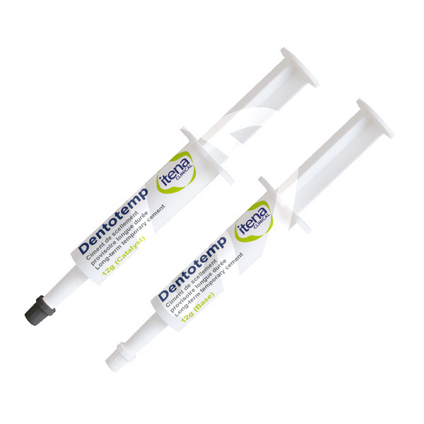 Dentotemp coffret melange manuel 2x10ml (base + catalyseur) ciments itena