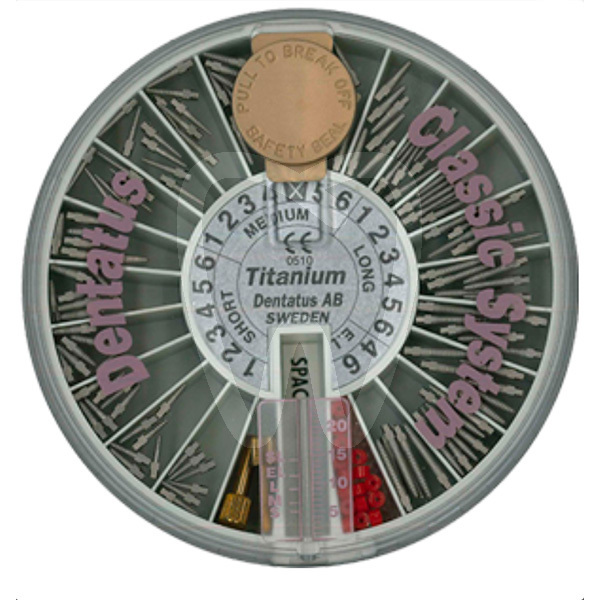 Surtex titanium tenons coffret assortiment tenons et reconstitution coronaire dentatus