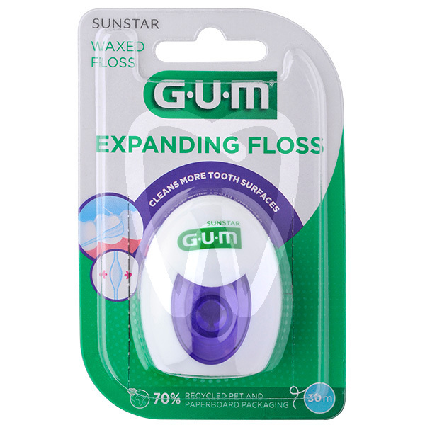 Gum soie dentaire 30m prévention et prophylaxie gum