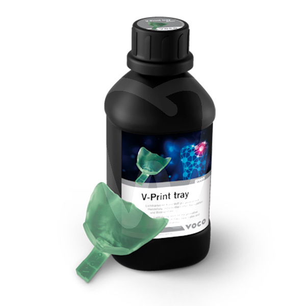 V-print tray green 1000 gr cfao voco