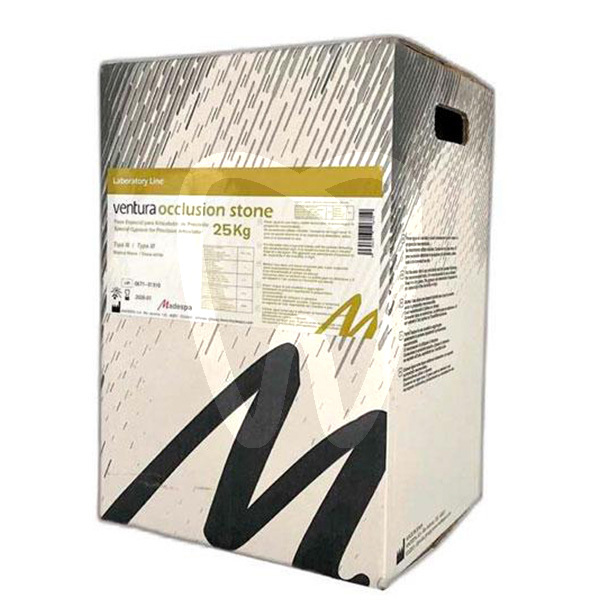 Platre ventura occlusion stone 25kg type iii/3 consommables pour confection de modeles ventura