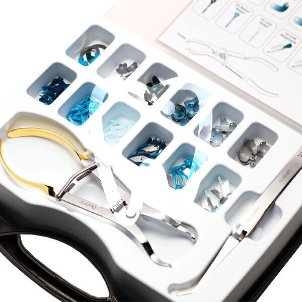 Palodent v3 coat intro+ez coat trial kit coins interdentaires et matrices dentsply