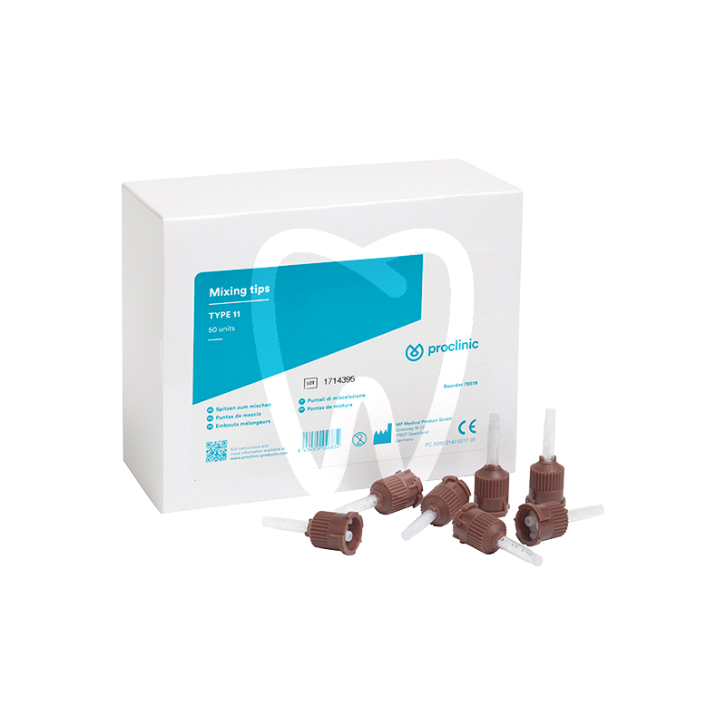 Embouts mélangeurs type 11 dual core ciments proclinic