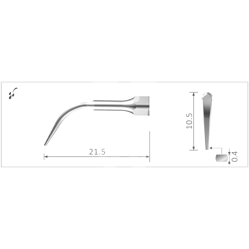 Insert a besdent pour manches avec filetage type ems® prévention et prophylaxie bestdent