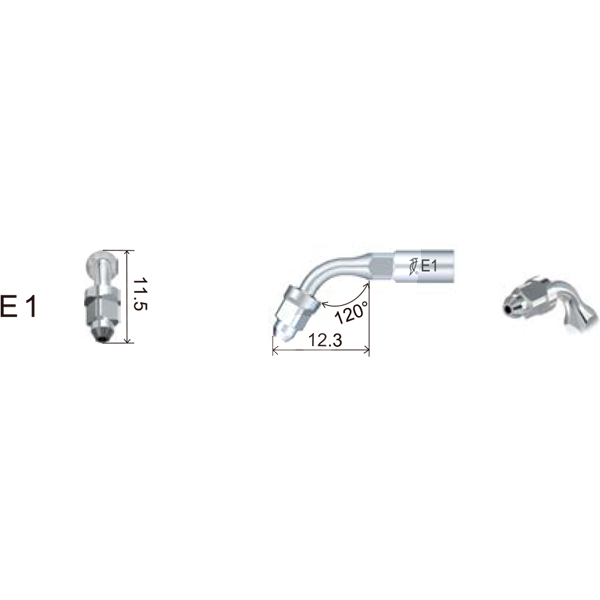 Insert dte ed1 endodontie filetage type satelec/nsk prévention et prophylaxie dte