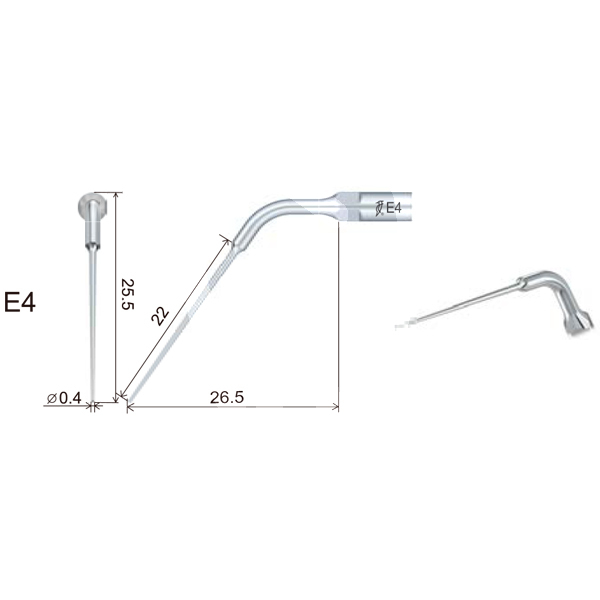 Insert dte ed4 endodontie filetage type satelec/nsk prévention et prophylaxie dte