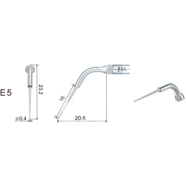 Insert dte ed5 endodontie filetage type satelec/nsk prévention et prophylaxie dte