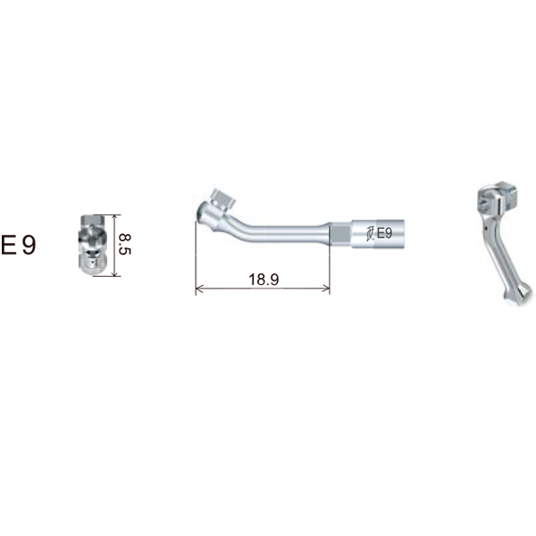 Insert dte ed9 endodontie filetage type satelec/nsk prévention et prophylaxie dte