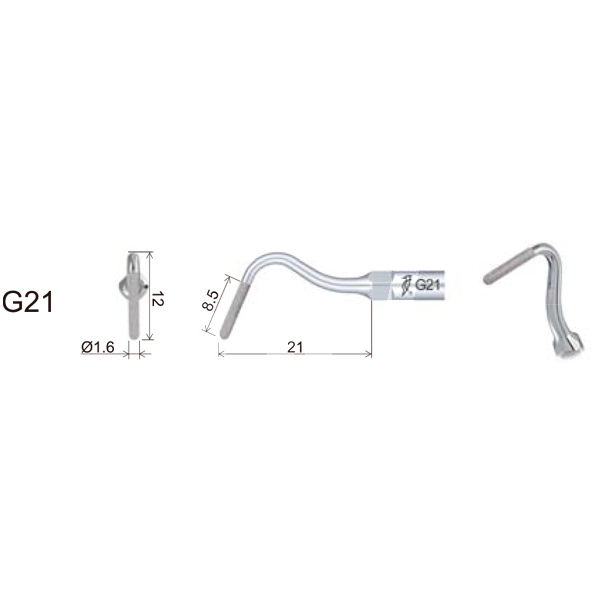 Insert dte gd21 prothèse/esthétique filetage type satelec/nsk prévention et prophylaxie dte