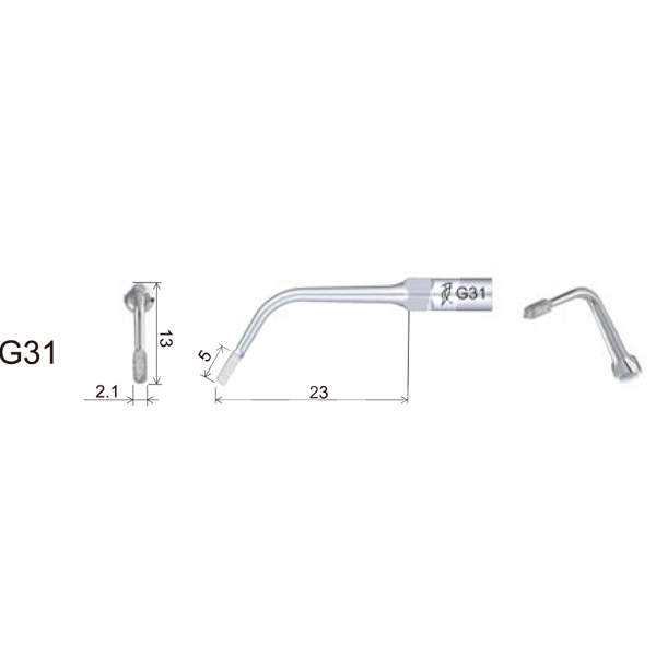 Insert dte gd31 prothèse/esthétique filetage type satelec/nsk prévention et prophylaxie dte