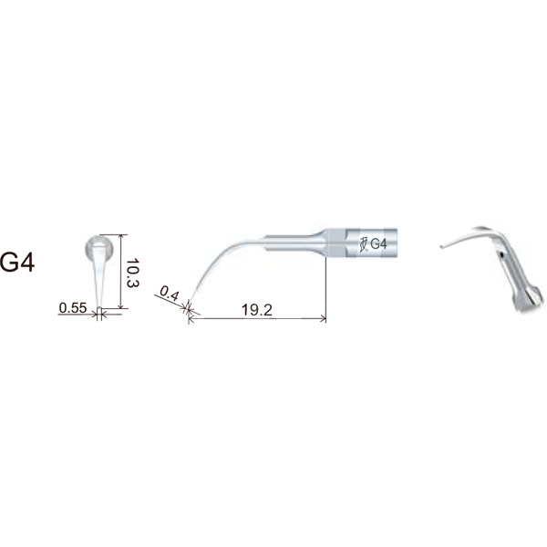 Insert dte gd4 prophylaxie filetage type satelec/nsk prévention et prophylaxie dte