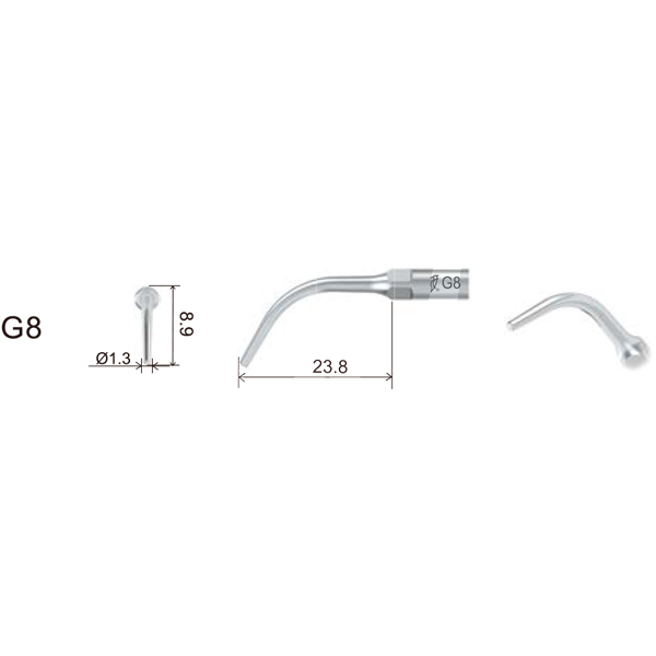 Insert dte gd8 prophylaxie filetage type satelec/nsk prévention et prophylaxie dte