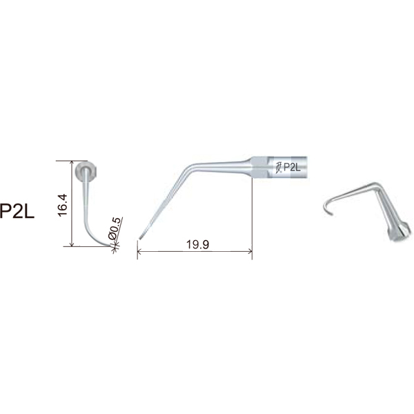 Insert dte pd2l parodontie filetage type satelec/nsk prévention et prophylaxie dte