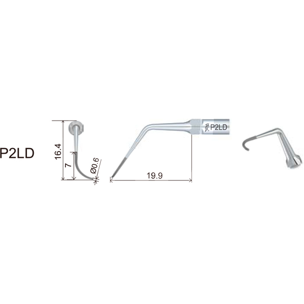 Insert dte pd2ld parodontie filetage type satelec/nsk prévention et prophylaxie dte