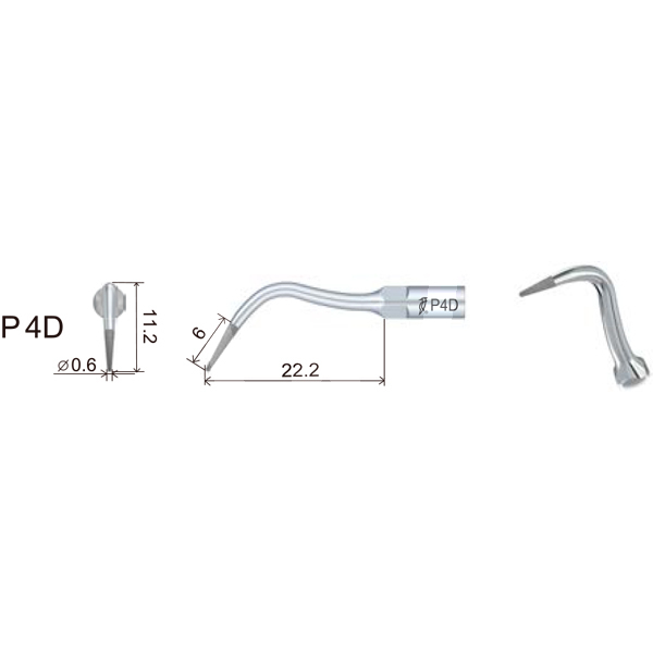 Insert dte pd4d parodontie filetage type satelec/nsk prévention et prophylaxie dte