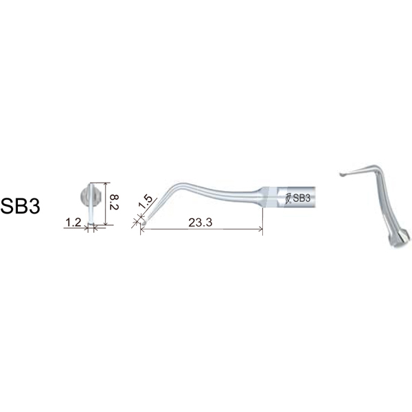Insert dte sbd3 prothèse/esthétique filetage type satelec/nsk prévention et prophylaxie dte