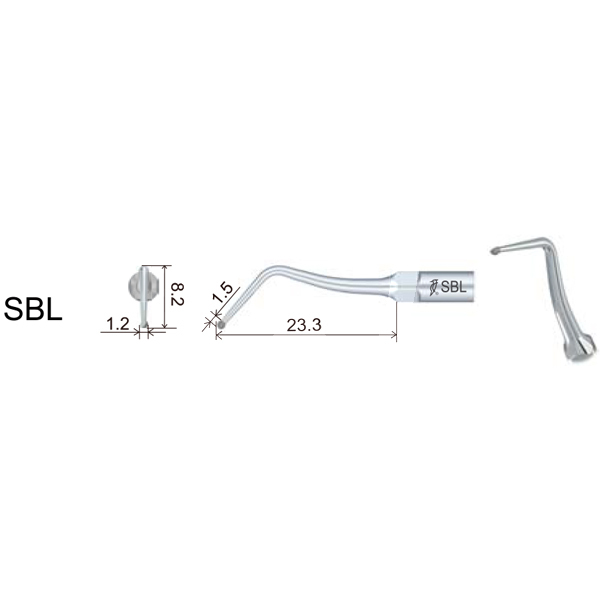 Insert dte sbdl prothèse/esthétique filetage type satelec/nsk prévention et prophylaxie dte