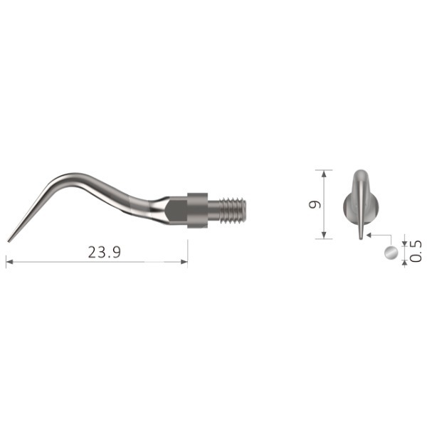 Insert nº sr 3l besdent pour manches filetage type sirona® prévention et prophylaxie bestdent