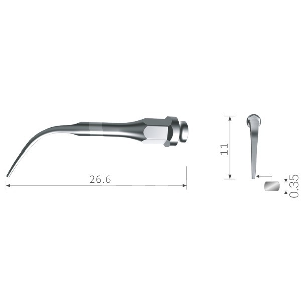 Insert nº10 besdent pour manches filetage type kavo® piezolux y sonosoft prévention et prophylaxie bestdent