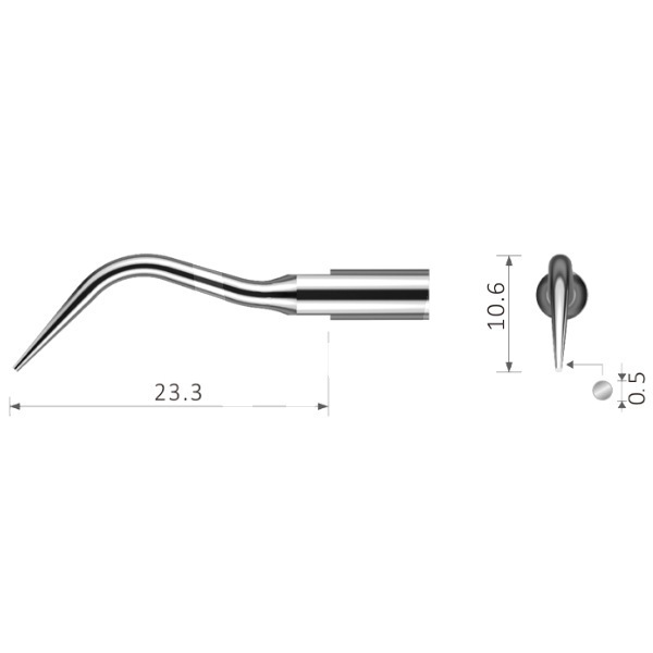 Insert nº10 p besdent pour manches avec filetage type satelec®/acteon® prévention et prophylaxie bestdent