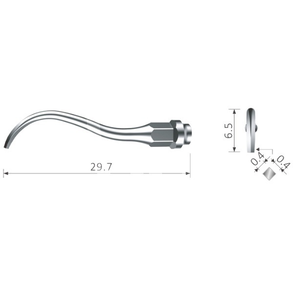Insert nº11 besdent pour manches filetage type kavo® piezolux y sonosoft prévention et prophylaxie bestdent