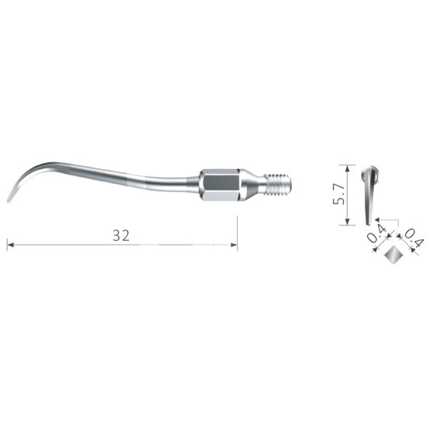 Insert nº6 bestdent filetage type kavo sonicflex 2003 prévention et prophylaxie bestdent