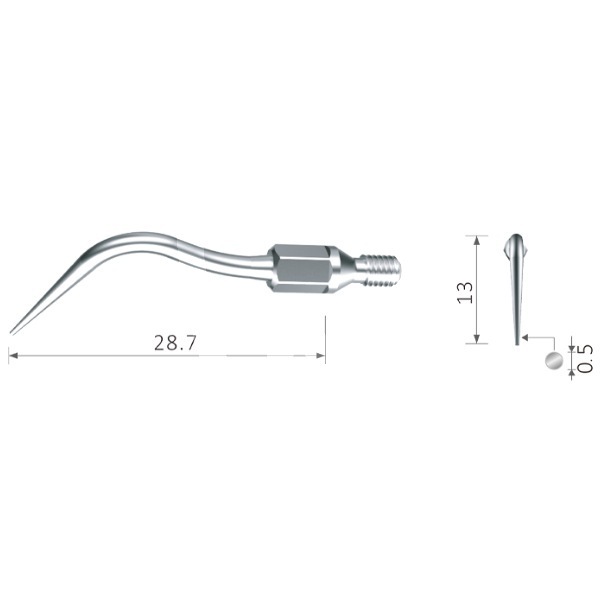 Insert nº60 bestdent filetage type kavo sonicflex 2003 prévention et prophylaxie bestdent