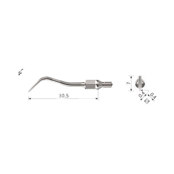 Insert nº7a bestdent filetage type kavo sonicflex 2008 prévention et prophylaxie bestdent