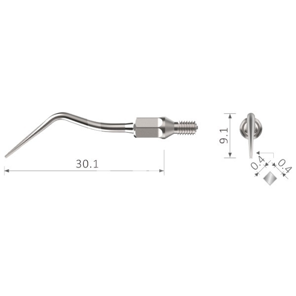 Insert nº8 bestdent filetage type kavo sonicflex 2003 prévention et prophylaxie bestdent