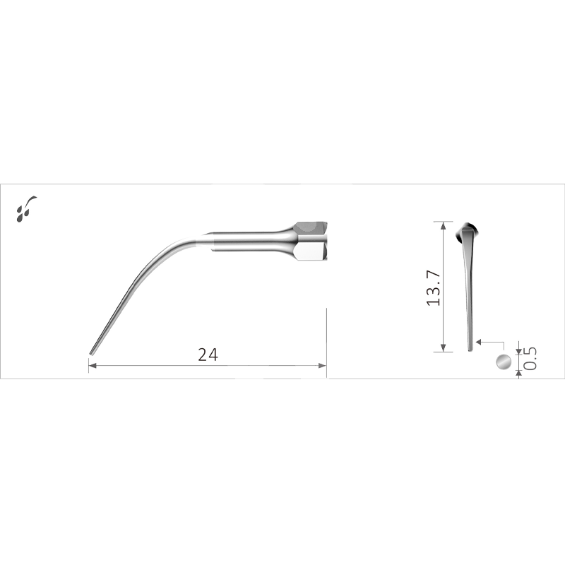 Insert ps besdent pour manches avec filetage type ems® prévention et prophylaxie bestdent