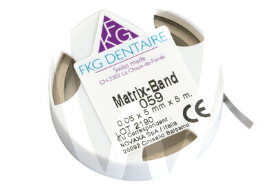 100 Matrices Dentaires Métalliques Sectionnelles 6,5 Mm M4 Ext - Pour Molaire, Bandes Souples MacDent