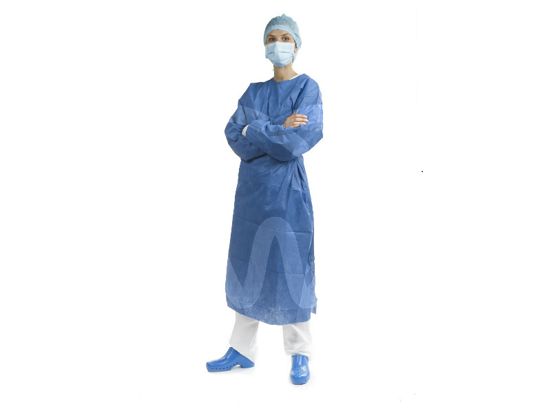 Camice microfibra sterile azzurro monouso alle - euronda