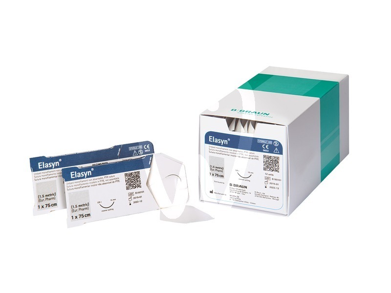 Sutura ptfe elasyn 4/0 ds16 12 pz. biomateriali e suture bbraun