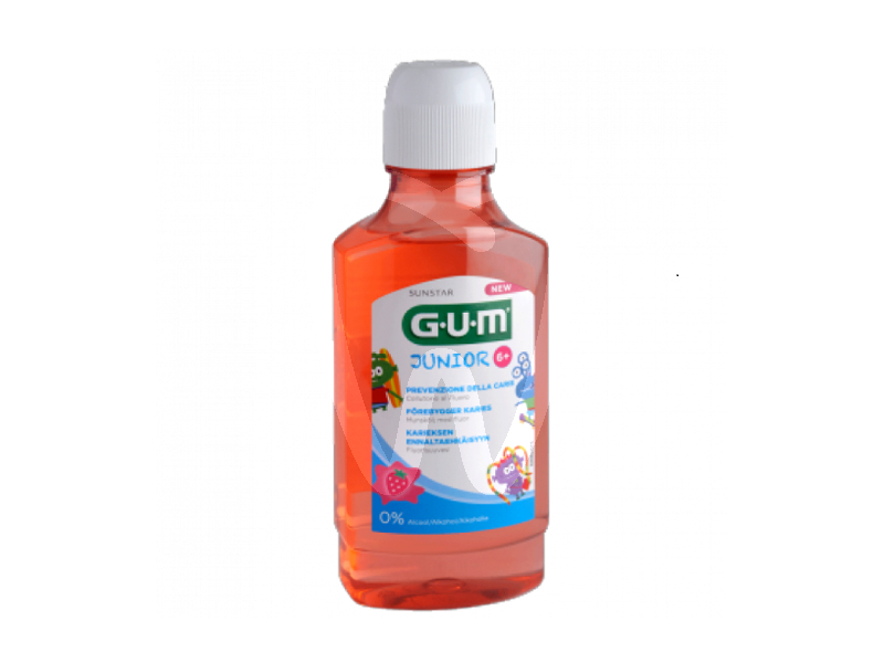 Gum junior 7+collutorio bimbi 300ml prevenzione e profilassi butler