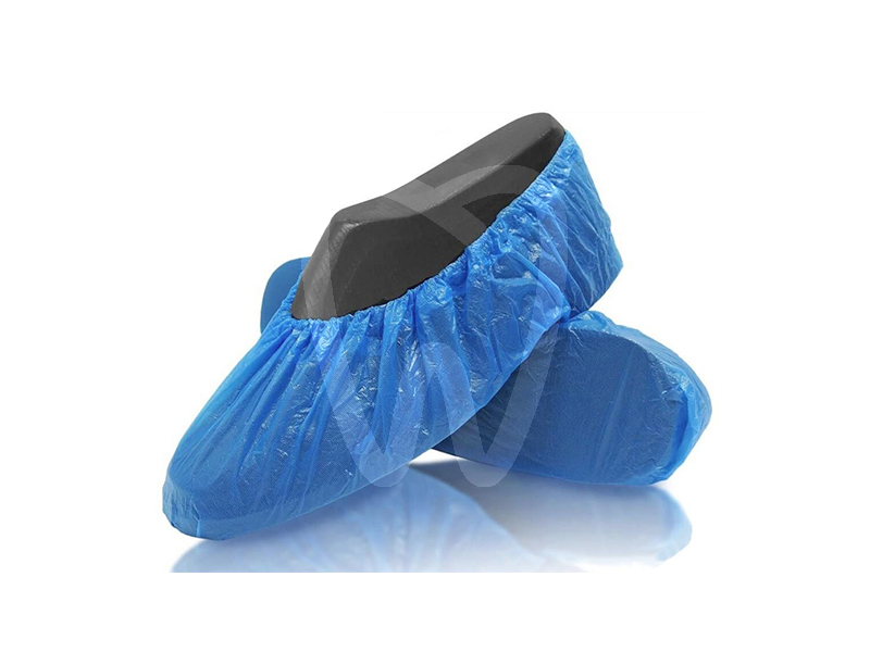 Copriscarpe cpe azzurro c/elastico monouso chemil