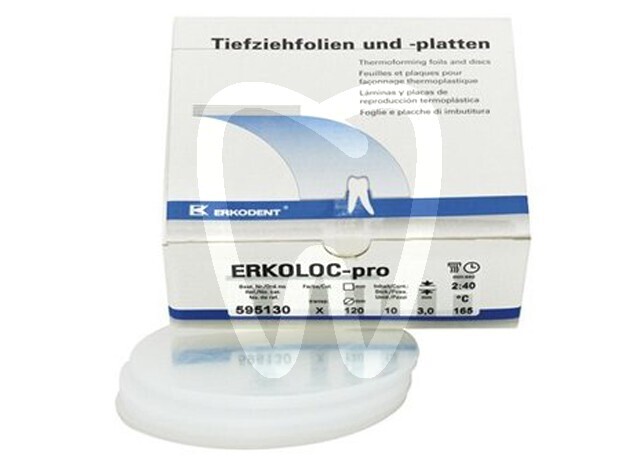 Erkoloc pro 120mm 2mm 10pz 595120 materiali di consumo per abrasione, lucidatura e frese erkodent