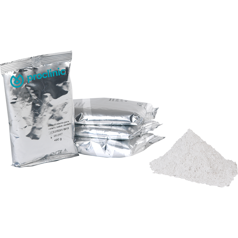 Rivestimento per colata di scheletrati 45x400 g. fusione e saldatura proclinic