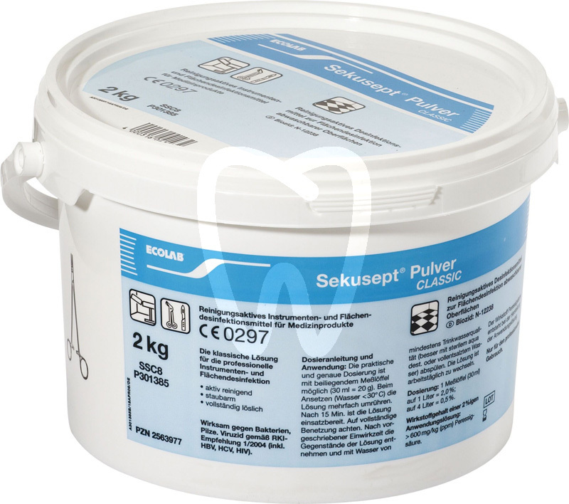 Sekusept barattolo 2kg + misurino saseku disinfezione henkel