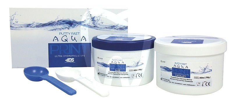 Aqua print putty fast base+catalizz. impronte ids