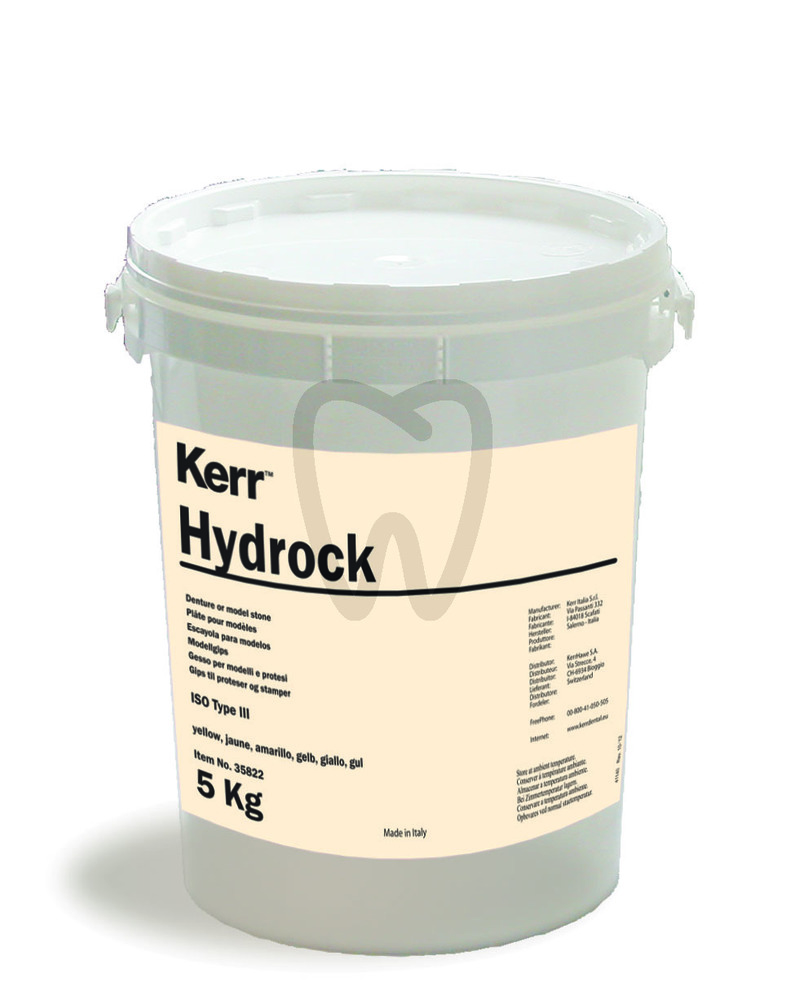 Hydrock giallo barattolo 5kg 35822 materiali di consumo per l'elaborazione di modelli kerr